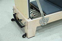Equipo de Pilates Reformer de Madera de Roble Premium, Kit de Pilates Reformer para Ejercicios de Equilibrio en Venta