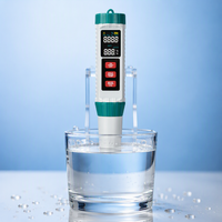 Stylo de test cinq-en-un PH/Salinité/Température/TDS/EC, testeur multifonctionnel de qualité de l'eau X51, détection du pH, batterie non incluse