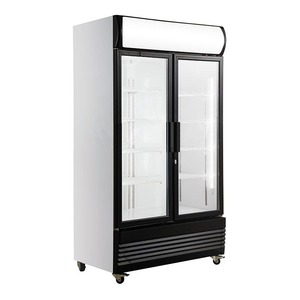 Refroidisseur de boisson gazeuse froide bon marché congélateur de boisson réfrigérateur à affichage vertical ventilateur Direct réfrigérateur de refroidissement à Air pour <span class=keywords><strong>magasin</strong></span> de commodité - Product Image 3