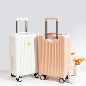 Wholesale Custom Logo 2026 New Design <strong>Large</strong> Capacity Business <strong>Suitcases</strong> 4 Spinner Wheels <strong>Light</strong> Weight Valise Zipper Simple - Product Image 4