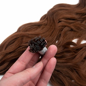 ต่อผมแบบเคราตินลอนธรรมชาติ  ต่อผมแบบมองไม่เห็นรอยต่อ  ต่อผมแบบ K-tip ผมแท้ - Product Image 2