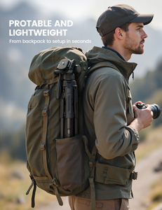 Chân máy lamicall stfc01 với đầu Pan 3 chiều và tải tối đa 17.6lbs để quay <span class=keywords><strong>video</strong></span> DSLR và Gopro - Product Image 5