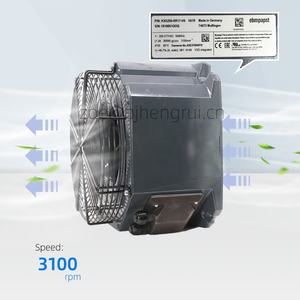 Ventilador centrífugo de refrigeración de entrada única ebmpapst K3G250-RR17-H9 430597755 230V AC 300W Siemens EC con soporte - Product Image 3