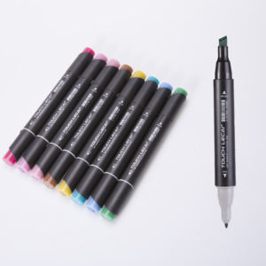 アルコールマーカーマンガ描画マーカーペンアルコールベースのスケッチフェルトチップオイリーツインペン画材 - Product Image 1