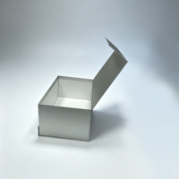 Boîte magnétique argentée métallique avec logo personnalisé, boîte d'emballage rigide en carton de qualité supérieure, boîte cadeau en papier de luxe pour appareils électroniques