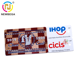 Tarjeta Combinada de Plástico con Impresió<span class=keywords><strong>n</strong></span> Personalizada, Tarjeta de Membresía de Gimnasio de PVC, Etiqueta de Llave con Código de Barras y Código QR - Product Image 3
