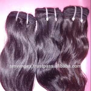 100% sin derramamiento y sin enredos virgen indio Remy tejido de cabello crudo. Tejido de cabello natural virgen - Product Image 3