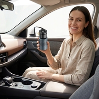 Diffuseur intelligent pour voiture, atomiseur en verre, démarrage et arrêt automatiques, rechargeable, vaporisateur de parfum automatique 120 ml pour voiture et maison, rafraîchisseur d'air