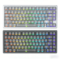 Clavier de jeu mécanique Mars 75 Pro 75% à axe magnétique en alliage d'aluminium CNC USB-C Hot-Swap RGB résistant aux déversements