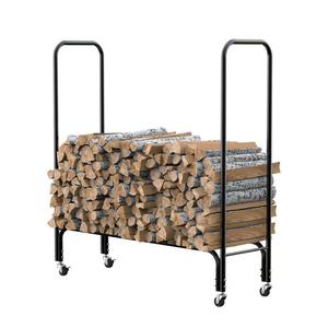 Nouveau style de support pour outils de cheminée et bûches, support de rangement en acier pour bois de chauffage intérieur et extérieur - Product Image 1