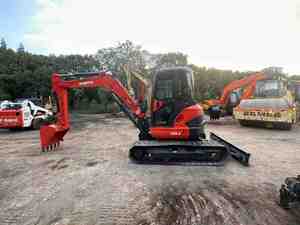 Kubota U55 en stock, excavatrice sur chenilles, prix bas, haute qualité, durable, 5 tonnes, 6 tonnes, 8 tonnes, mini excavatrice Kubota d'occasion à vendre - Product Image 3