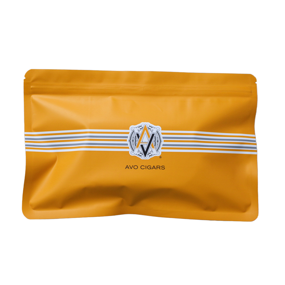 Custom Gravure Printed Nylon/PE Zipper Bags for Cigar Tobacco Leaf & Food Packaging-Moisture Proof