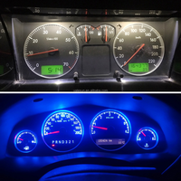 Luces de Coche T5 3 SMD 3030 LED W3W 37 73 74, Lámpara de Panel de Instrumentos, Velocímetro, Tacómetro, Grupo de Indicadores, Bombillas LED para Tablero