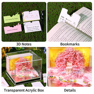 Художественные подушечки, 3d художественный календарь, блокнот, календарь, 2026 с подсветкой, настольный календарь, креативный подарок на дерево, дом, скульптура - Product Image 5