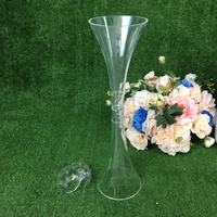 Vase de beauté en acrylique, centres de Table et décorations de Table de mariage, Vase en acrylique pour fleurs de mariage