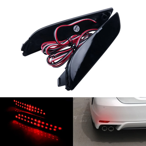 Reflector <span class=keywords><strong>de</strong></span> parachoques trasero LED para coche, lámpara <span class=keywords><strong>de</strong></span> luz para Toyota Camry 2018 2019 2020 2021 2022 2023 2024 W/luces <span class=keywords><strong>de</strong></span> freno traseras - Product Image 2