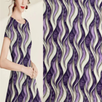 Haute couture 100% Polyester Georgette mousseline de soie robe matériel tissu imprimé Floral motif résistant à l'eau pour les vêtements