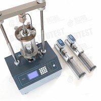 Máquina de ensayo triaxial controlada por tensión para pruebas de suelo, electrónica personalizada 220V, máquina electrónica de encordado de tenis 0-99mm