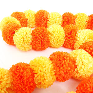 Venta al por mayor <span class=keywords><strong>de</strong></span> flores <span class=keywords><strong>de</strong></span> caléndulas artificiales guirnalda Fiesta mexicana Día <span class=keywords><strong>DE</strong></span> LA MUERTE decoración funeraria para <span class=keywords><strong>Dia</strong></span> <span class=keywords><strong>De</strong></span> <span class=keywords><strong>Muertos</strong></span> guirnalda - Product Image 2