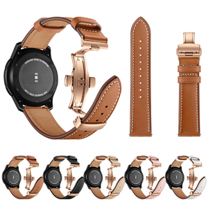IVANHOE – bracelet de montre en cuir véritable 20mm 22mm pour <span class=keywords><strong>Samsung</strong></span> Watch 3 45mm R840 41mm <span class=keywords><strong>R850</strong></span> Active 2 - Product Image 2