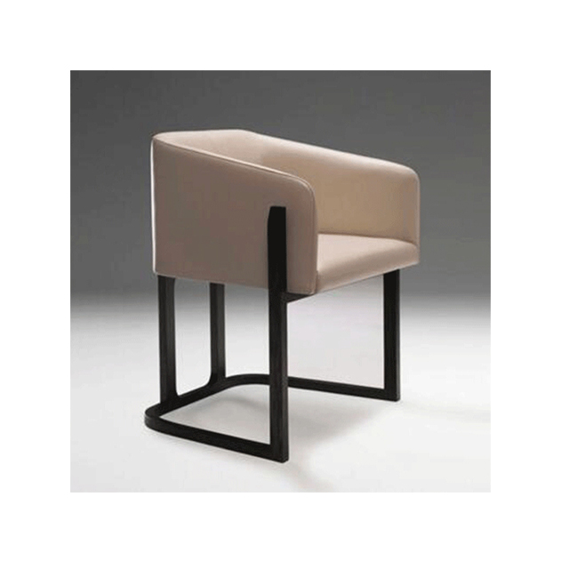 DC-050 современного дизайна из цельного дерева Ресторан натуральная кожа стул