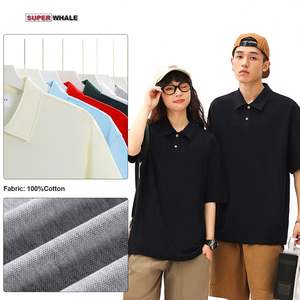 Camiseta Polo de Algodón y Poliéster de Alta Calidad para Hombre, Camisetas Polo con Logotipo Bordado Personalizado para Hombre - Product Image 3