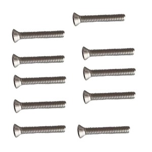 Stainless Steel <b>Flat</b> Head Cross <b>Screw</b> 5mm Fully Threaded Class 8.8 For Metal Furniture Bolt DIN Standard - Product Image 3