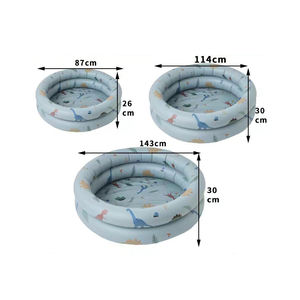 थोक ब्रांड कस्टम रंगीन दौर बच्चे पूल Inflatable बच्चों के खिलौने पूल बच्चा बच्चा तैरने का तालाब स्विमिंग गेंद पूल - Product Image 6