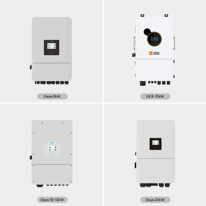 Sistema de Energía Solar Híbrido de 8/10/20kW para Uso Doméstico, Monofásico/Trifásico, 230V, con Batería LiFePO4 de Bajo Voltaje de 51.2V, Kit Completo - Product Image 2