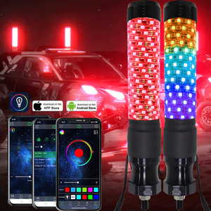 <span class=keywords><strong>Led</strong></span> kırbaç işıkları anten bayrak 1FT Utv 4FT 4FT 5FT kovalamaca App ve uzaktan kumanda Rgb <span class=keywords><strong>Led</strong></span> kırbaç işıklar Utv Off- Road araç Atv için - Product Image 1