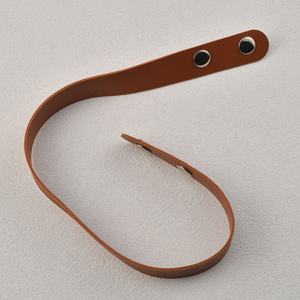 <span class=keywords><strong>Bouton</strong></span> pression argent bracelet en <span class=keywords><strong>cuir</strong></span> artificiel 2.2*48 pouces poignée de bagage pour sacs accessoires artisanaux cuisine <span class=keywords><strong>commode</strong></span> chambre - Product Image 3