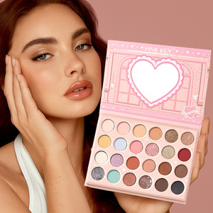 NEW Makeup Packaging High Quality Stock Waterproof Mineral <strong>Eyeshadow</strong> Palette 24 Colors Matte Pearlescent Makeup Gift Set - Product Image 3