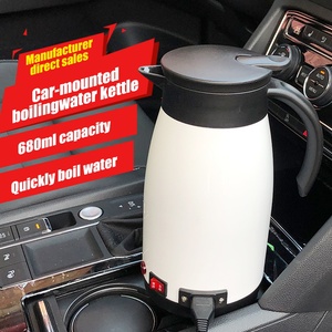 Chaleira Elétrica para Carro 680ml, Aço Inoxidável com Dupla Camada, Proteção contra Superaquecimento, Chaleira Elétrica para Chá 12V/24V - Product Image 3