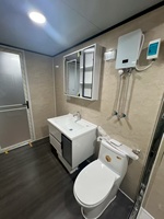 Maison préfabriquée en conteneur pliable et extensible de luxe de 20 pieds, isolée, résistante au froid, avec salle de bain et cuisine