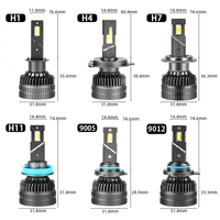 Lampu Mobil Led, Otopal H1 H3 9004 9007 9005 9006 Daya Tinggi Lampu Mobil Bohlam Led H7 H4 H11 H13 Bohlam Led Otomatis