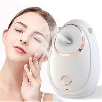 Vaporizador Facial Eléctrico Nano Portátil Iónico de Diseño de Alta Gama PAKISS, Funciones de Iluminación, Hidratación y Nutrición para el Hogar