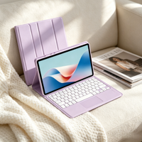 Étui clavier avec pavé tactile détachable pour iPad 10.9 2022, en cuir PU, antichoc, avec support pour stylet