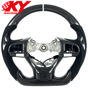 Volant sport en cuir et fibre de carbone personnalisé pour Lexus RX RX350 RC RC350 RCF GS GSF GS350 IS ISF NX ES - Product Image 1
