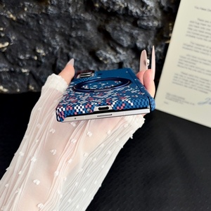 เคสโทรศัพท์แม่เหล็กเนื้อคาร์บอนไฟเบอร์สุดหรูสำหรับ Samsung Z Fold 8 Ultra พร้อม 360 องศา °   ขาตั้งวงแหวนโลหะ ฝาครอบกันกระแทกพีซีแบบบาง - Product Image 6