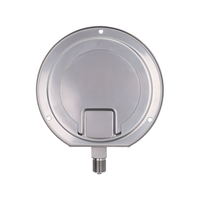 SYJT SY-YB 150mm Premium Custom Logo Stainless Steel High Accuracy 1.6% Liquid Filled Vacuum Pressure Gauge M10*1-12.5 NPT