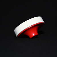 Tampon de polissage en feutre de laine épais OEM avec support en plastique pour quincaillerie et bijoux