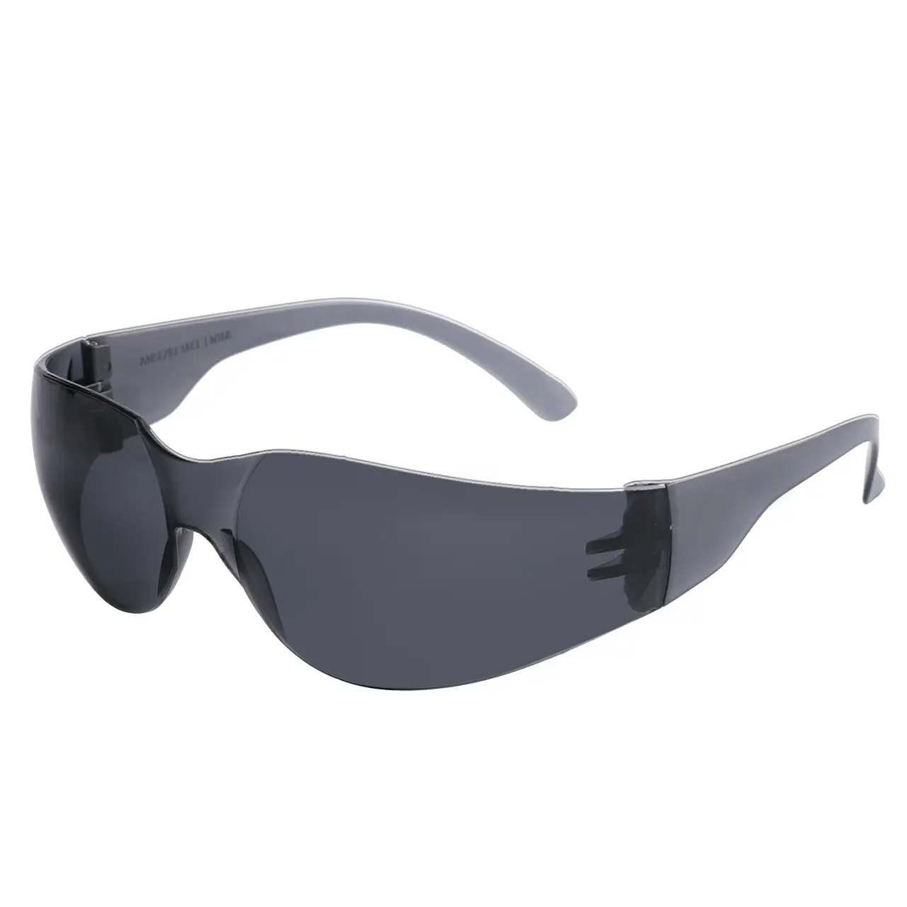 Kacamata CE kualitas baik, kacamata dengan lensa gelap asap Anti UV gores kabut tahan benturan, kacamata keselamatan industri pelindung mata
