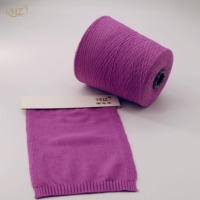 Fil mélangé coton/polyester recyclé, filé à l'anneau, anti-bactérien et anti-boulochage, fil de coton filé