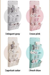 Sac de rangement suspendu pour dortoir, organisateur multi-niveaux et multi-usages, pour porte, salle de bain, mur, en PVC et polyester, pour armoire et chambre - Product Image 6