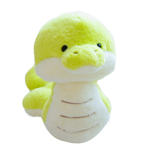 Serpiente verde de peluche al por mayor, animal de peluche, regalo para niños, decoración de Navidad y Año Nuevo, muñeco de serpiente de peluche graso - Product Image 1