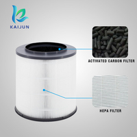 KAIJUN HEPA Filter menghilangkan 99.9% dari cetakan virus Wildfir token alergi hewan peliharaan bisikan debu tenang untuk pemurni udara Cloroxs