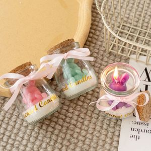 Bougie parfumée artisanale en forme de tasse, en cire de soja mélangée, dans un bocal en verre, unique, très photogénique, parfaite pour l'aromathérapie - Product Image 2