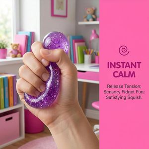 Jouet anti-stress mignon en forme d'œuf de gelée, jouet à presser doux pour la décompression, œuf de Pâques décoratif pour le bureau, pour enfants et adultes - Product Image 6