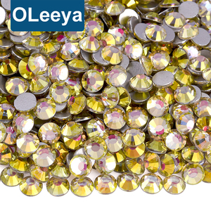 Vente en gros de strass cristal Flatback Non Hot Fix Strass SS6-SS30 pierres précieuses étincelantes pour Costumes projets d'artisanat - Product Image 1