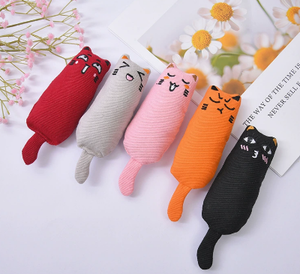 Catnip Cat Toy Plush Cartoon <strong>Kitten</strong> Chew Toy Soft Bite-Resistant Interactive Teething Toy for Indoor Cats - Product Image 3